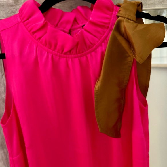 Worn Once J Crew Silk Dress with Neck Tie - Picture 5 of 7